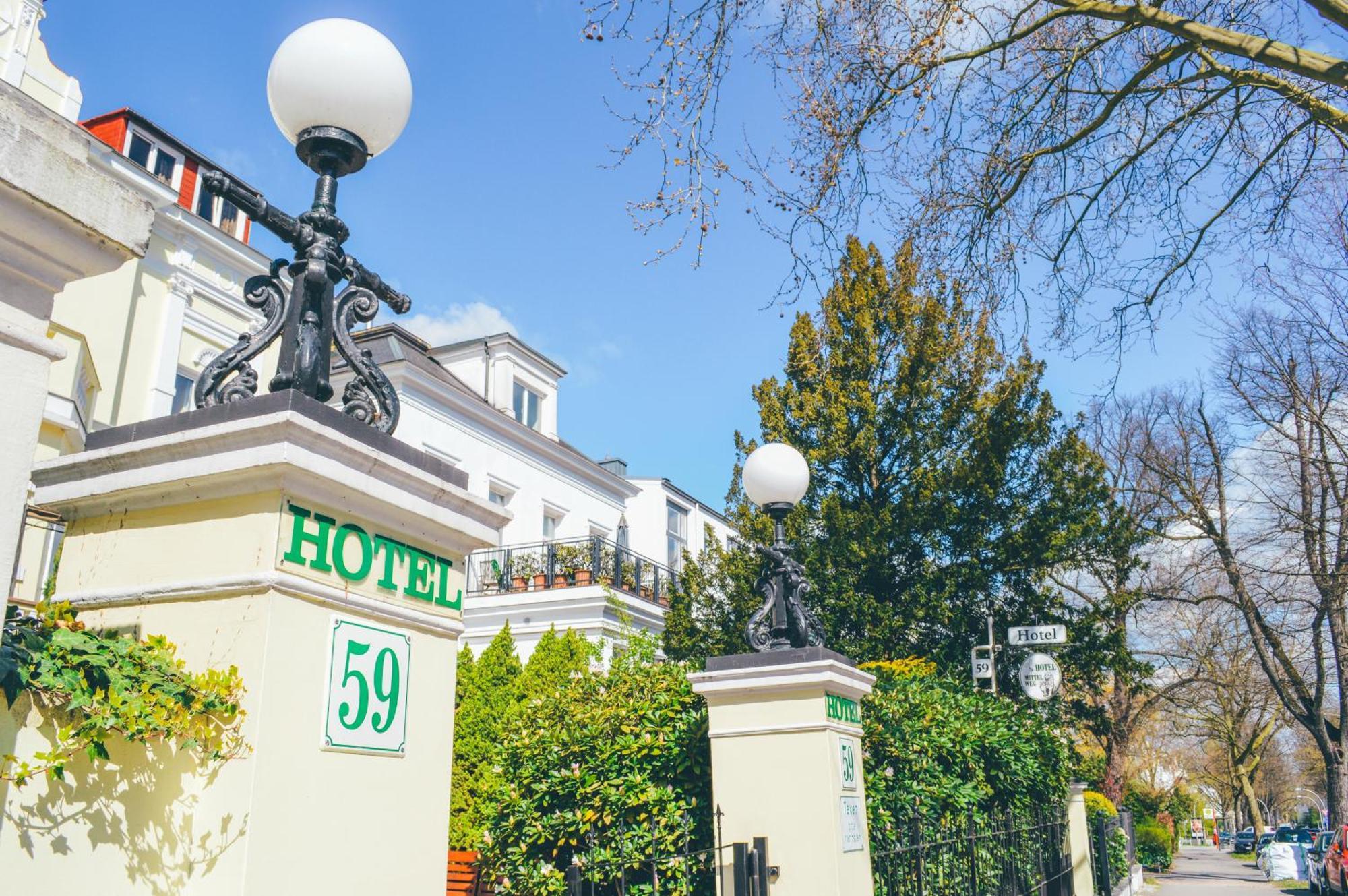 Hotel Mittelweg Хамбург Екстериор снимка